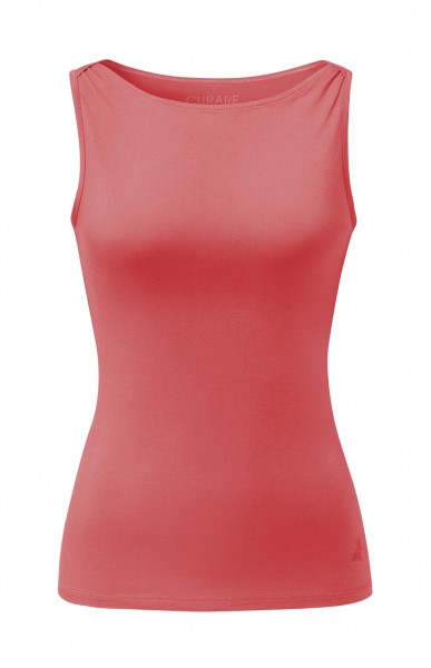 Flow #255 Tank Top Boat Neck - koralle