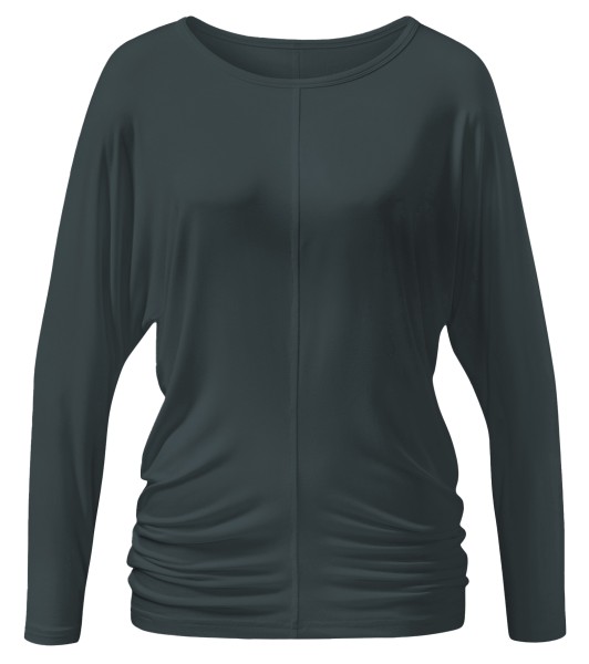Flow #2561long shirt longsleeves raglan - dark forest