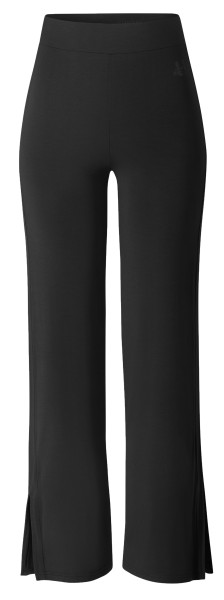 Flow #2205 wide long pants, slit - black