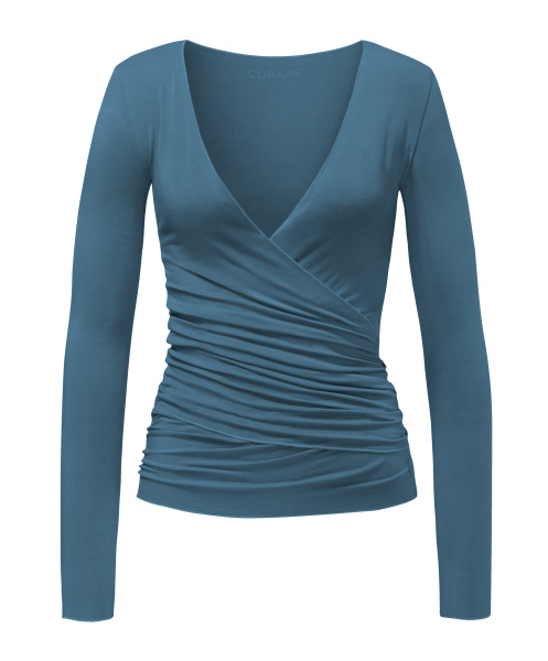 Flow #24 Wrap Jacket - petrol