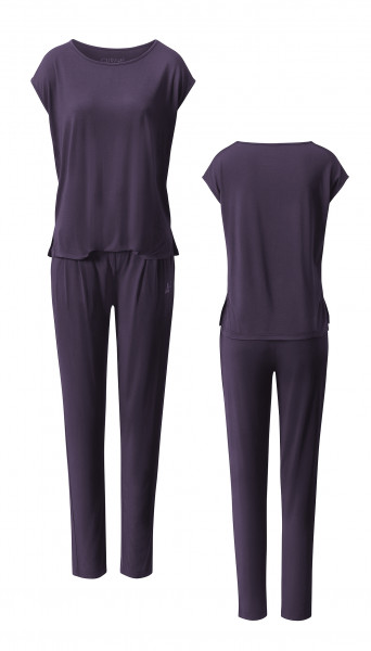 Flow #8231 Onepiece Kombination - dark-aubergine