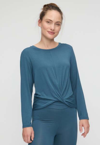 Flow #2708 Shirt round neck - petrol