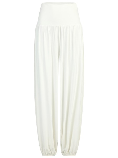 Flow #2606 wide pants, high waist - soft-white