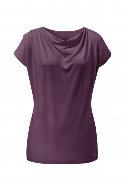 5 Waterfall Shirt by Brigitte - dark purple