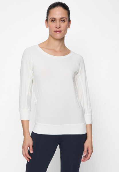 Flow #20 Shirt Boat Neck 3/4 - soft-white