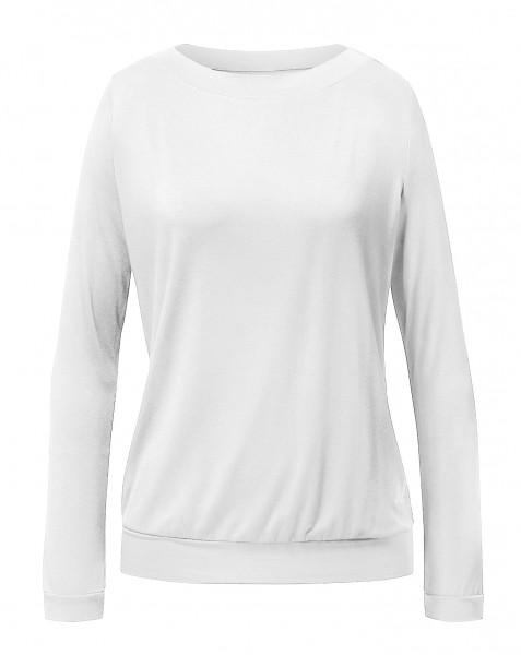 Flow #9108 Turtleneck longsleeve - white