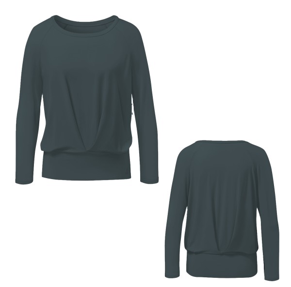 Flow #9241 Boxpleat Shirt - dark forest