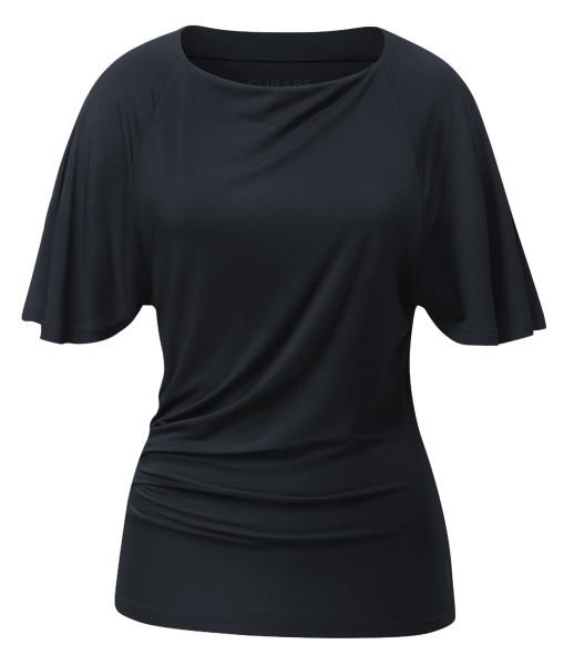 Flow #2566 shirt short fancy batwing sleeves - midnight-blue