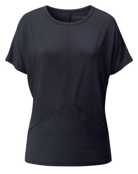 Flow #2564 shirt round neck deviding seams - midnight-blue
