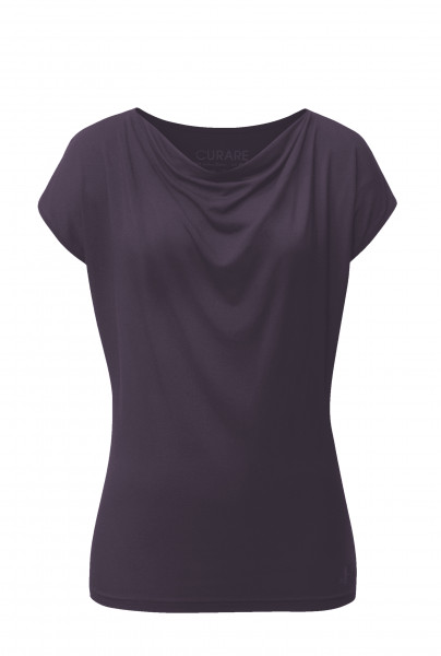 Flow #1110Top Wasserfall - dark-aubergine