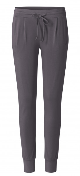 Flow #2125 long Pants boyfriend - grau aubergine